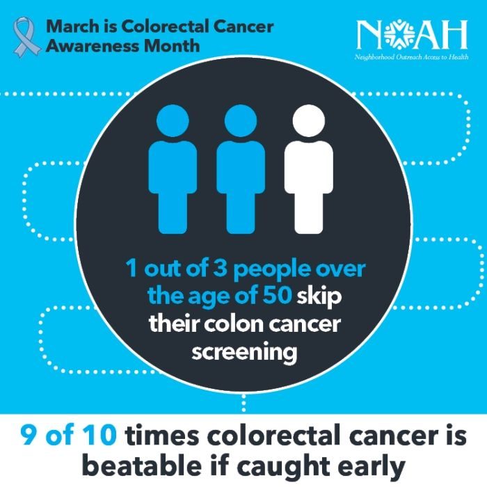 Colorectal cancer awareness: 9 of 10 times colorectal cancer is beatable if caught early